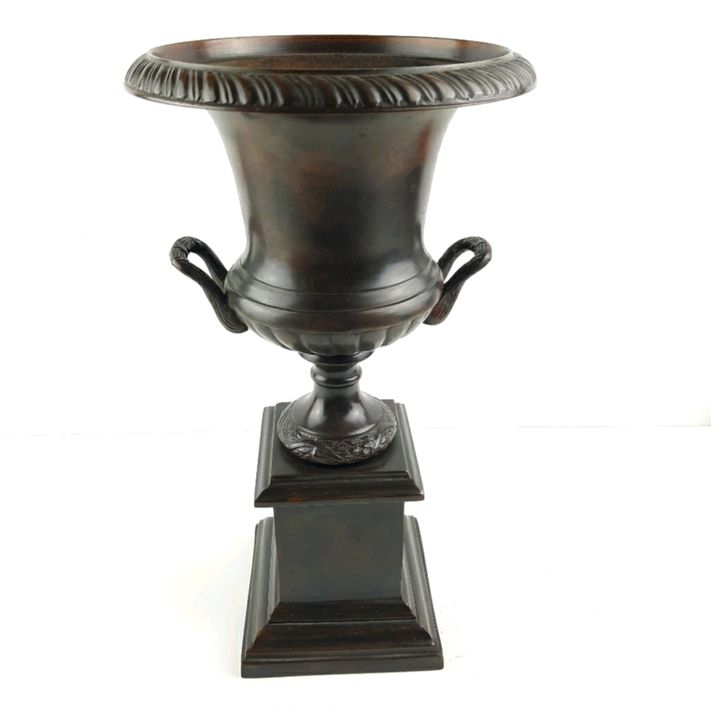 Solid Bronze Pottery Barn Arnaus Urn vase planter